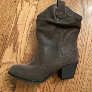 Rocket Dog brown slouch western boot